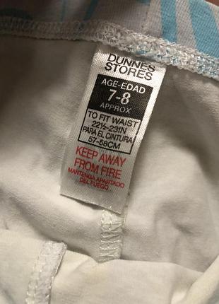 Яскраві дитячі шорти на 7-8 років 3