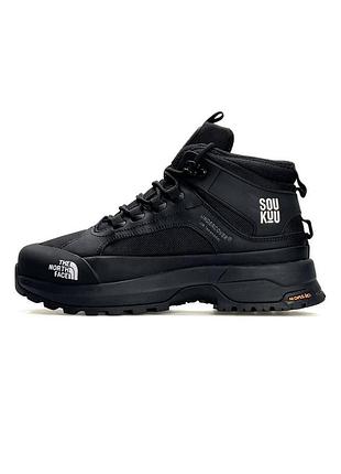 The north face x soukuu glenclyffe fur black