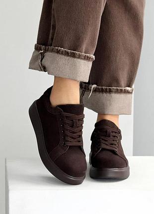 Кеди натур замша 🤎