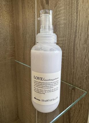 Термоспрей davines love smoothing perfector для розгладження неслухняного і хвилястого волосся, 150 мл
