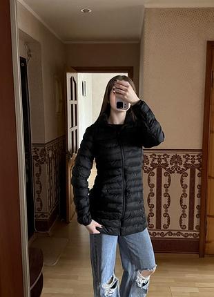 Чорна куртка осінь/весна, демі