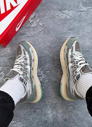 🔥👟чоловічі кросівки 💪 nike p-6000 flat pewter 'mint' найк