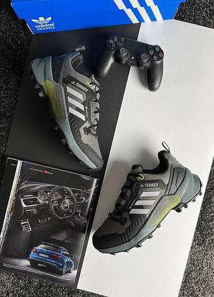 ❄️зимние мужские кроссовки adidas terrex swift r grey