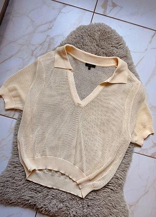 Жіноче поло сіточка від massimo dutti