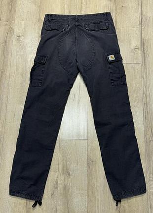 Carhartt cargo мужские карго брюки тактические милитари стиль черные оригинал