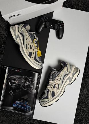 ❄️зимові чоловічі кросівки asics gel-preleus gtx grey