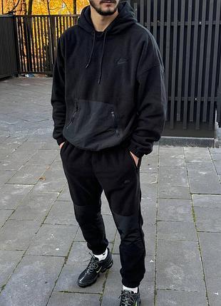 Спортивний костюм плюш nike black