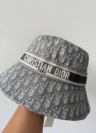 Серая женская панама люкс