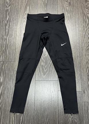 Nike dri fit мужские тайтсы брюки компрессионные беговые лосины спортивные тренировочные в зал