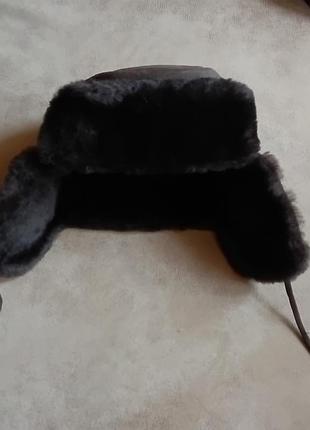 Шапка -  вушанка  натуральне хутро для чоловіка