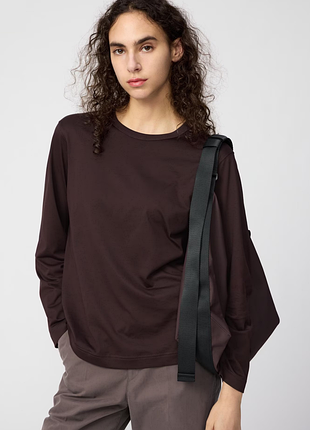 Лонгслив хлопковый uniqlo (480081)