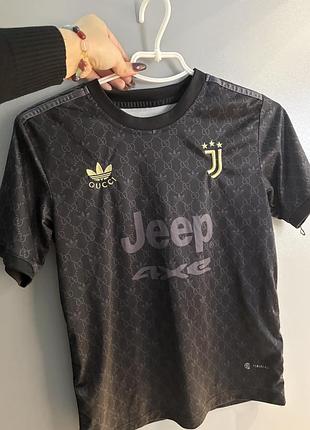 Подростковая футболка спортивная adidas + gucci