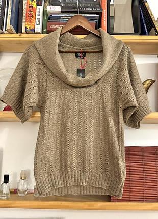 Тепла вязана безрукавка 40-44