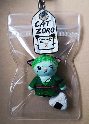 Хендемейд брелоки-котики ванпис зеро one piece