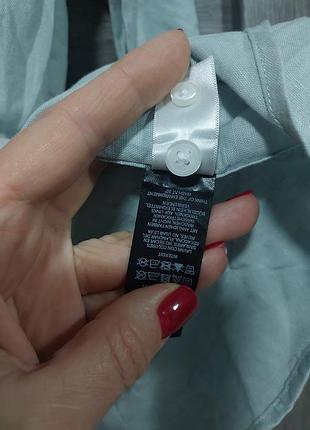 Рубашка на стойку лен+ коттон 4