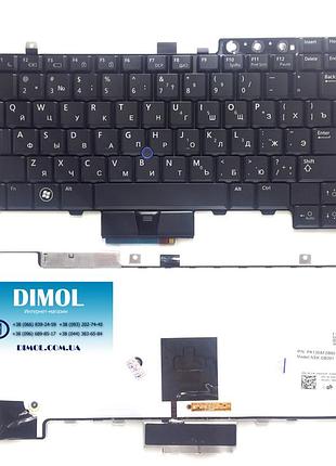 Оригинальная клавиатура для dell latitude e5400, e5410, e5500, e5510 series, black, backlit, trackpoint, ru