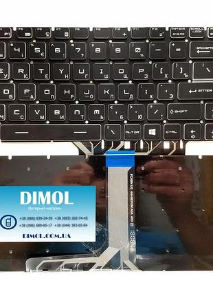 Оригинальная клавиатура для msi ge63, ge73, gs75, gl75, ge75, gp75, gp65, gl65, ge65 series, rgb per-key подсветка