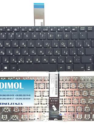 Оригінальна клавіатура для ноутбука asus n46vb, n46vm, n46vz, n46jv series, black, ua, під підсвічування asus n46vz, asus n46jv, asus n46vj