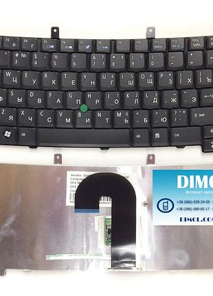 Оригинальная клавиатура для ноутбука acer travelmate 6410 series, ru, black travelmate 6560, travelmate 6552, travelmate 6592, travelmate 6593