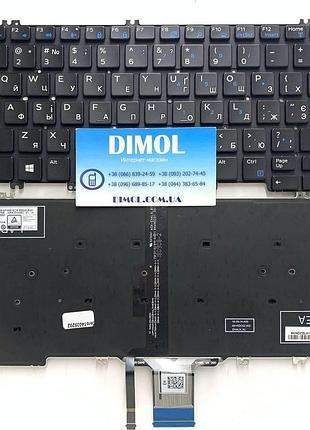 Оригінальна клавіатура для ноутбука dell latitude e7280, 7290, 7390, 5280, 5290, e7285, e5285, 5289 series, підсвічування