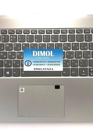 Оригинальная клавиатура для lenovo ideapad flex-15iwl, c340-15iwl, c340-15iml series, ru, серебристая панель