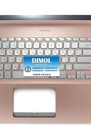 Оригінальна клавіатура для ноутбука asus vivobook 15 x507, x507ma, x507m, f507, r523 series, панель pink
