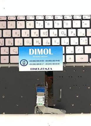 Оригінальна клавіатура для ноутбука asus zenbook 14 um425, ux425ja, ux425e, ux425ea, ux425ea, u4700 series, ukr, підсвічування