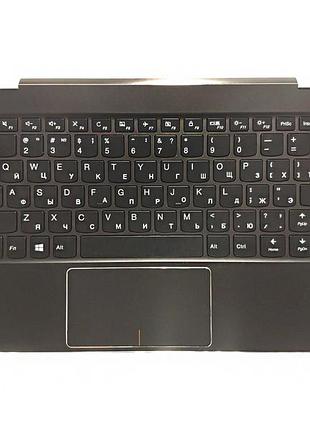 Оригінальна клавіатура для ноутбука lenovo yoga 710-11isk series, ru, black, передня панель