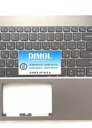 Оригінальна клавіатура для ноутбука lenovo thinkbook 15 g2 itl 20ve series, ru, сірий, підсвічування, сіра передня панель