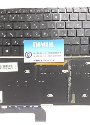 Оригінальна клавіатура для ноутбука asus zenbook ux360, ux360u, ux360ua, ux360ca series, rus, black, підсвічування (ver1)