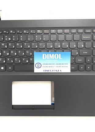 Оригінальна клавіатура для ноутбука lenovo ideapad 700-15, 700-15isk, 700-15-ifi, 700-15-ise series, ru, black, передня панель