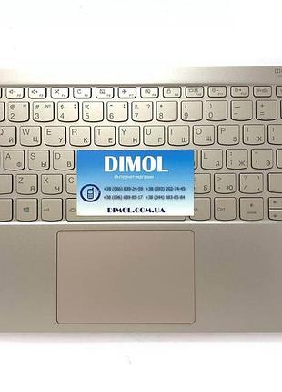 Оригінальна клавіатура для ноутбука lenovo yoga c940-14, c940-14iwl, c940-14iil series, rus, gold, підсвічування, золота панель