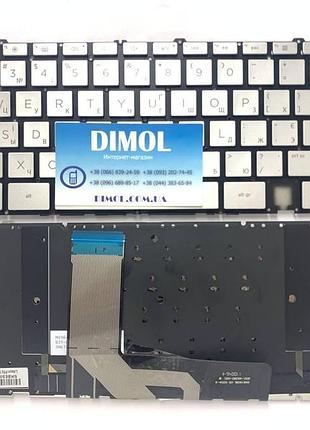 Оригинальная клавиатура для ноутбука hp envy 15-ep, 15t-ep, 15t-ep100, 15t-ep000 series, silver, ukr подсветка