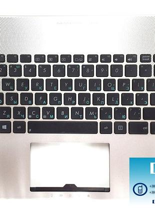 Передняя панель asus n46, n46vm, n46vz серебристая
