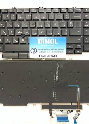 Оригінальна клавіатура для dell latitude 5500, 5501, 5510, 5511, precision 3500, 3501, 3540, 3541 series, підсвічування