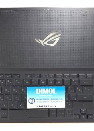 Оригінальна клавіатура для ноутбука asus rog zephyrus s gx701, gx701lws series, black, ru, передня панель