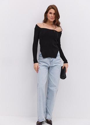 Акція чорна вязана кофта 6