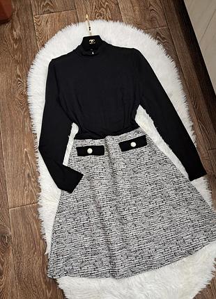 Комбінована сукня в класичному стилі