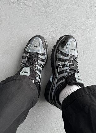 Кроссовки nike p-6000 grey/black 7