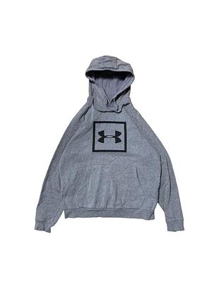 Худі under armour чоловіче сіре, розмір m, котон