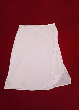 Белой подъюбник р l юбничок белый