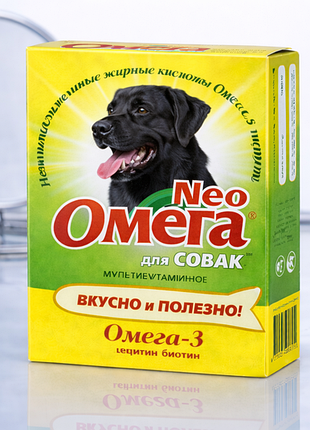 Вітаміни омега neo для собак із протеїном і карнітином