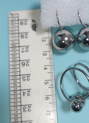 Набор бижутерии новый, размер колечка регулируется