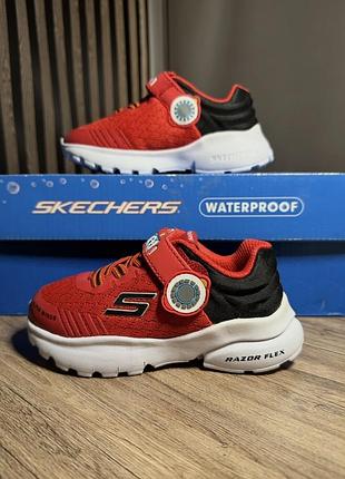 Дитячі кросівки skechers x super wings razor flex, 406123n