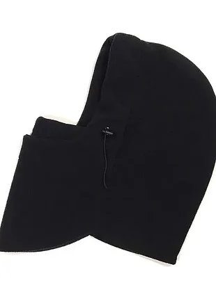 Винтажная флисовая балаклава черная one size