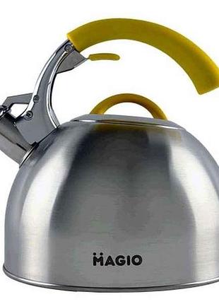 Чайник со свистком 2.5л mg-1191, индукция тм magio