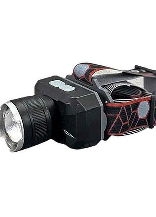 Фонарь налобный 2реж. 2500-4000k акб 2000mah 7.5*7.8см (1lm) sq-725-1 тм китай