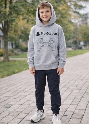 Утепленная трикотажная толстовка для парня 134/140,146/152 и 158/164 см