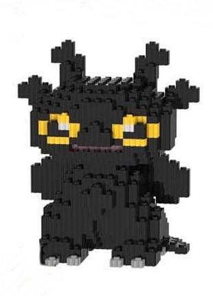 Конструктор фігурка magic blocks пікселі беззубик нічна фурія 500 деталей