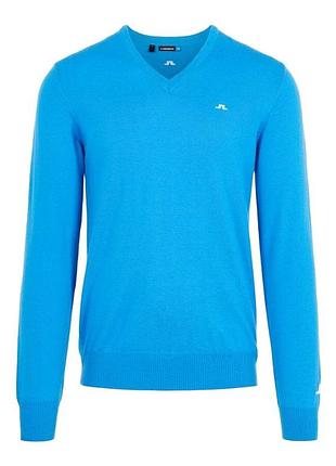 Мужской свитер из мериносовой шерсти от j. lindeberg размер m